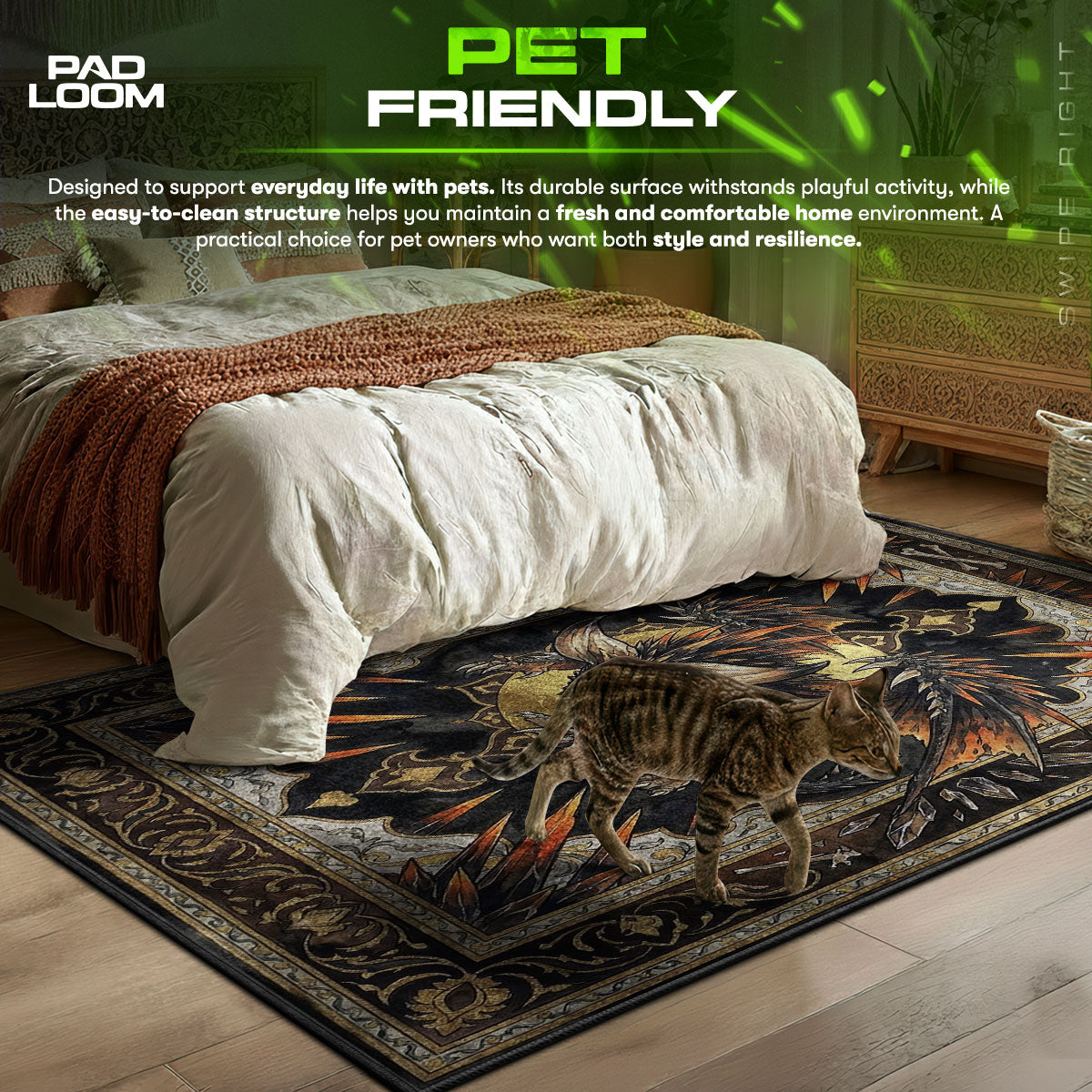 Nergigante Stachel Wut Teppich - Monsterjäger Stuhlmatte