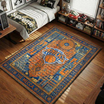 NY Knicks The Mecca Rug - Basketball Floor Mat
