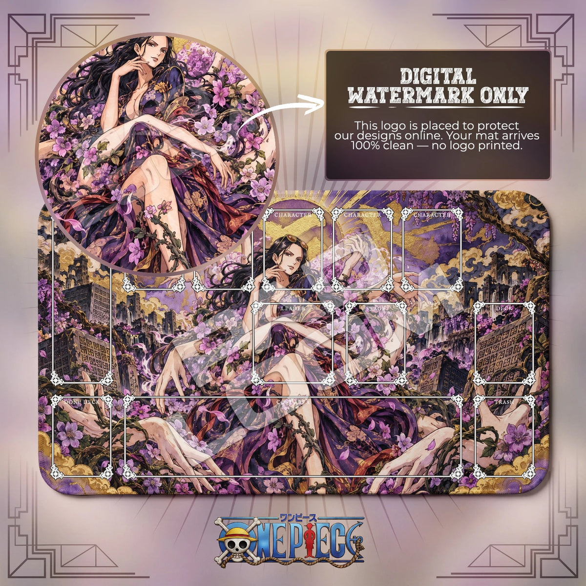 Nico Robin Bloom Playmat - One Piece Mat