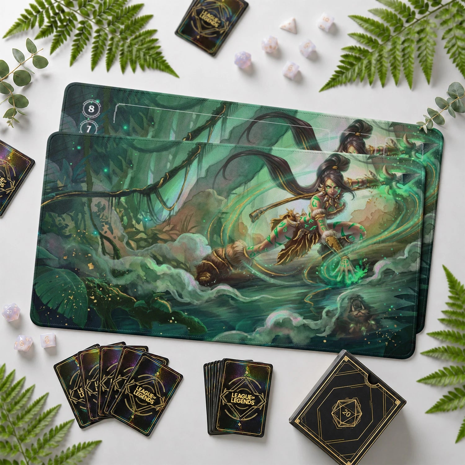 Nidalee Huntress Playmat - LoL Riftbound TCG Mat