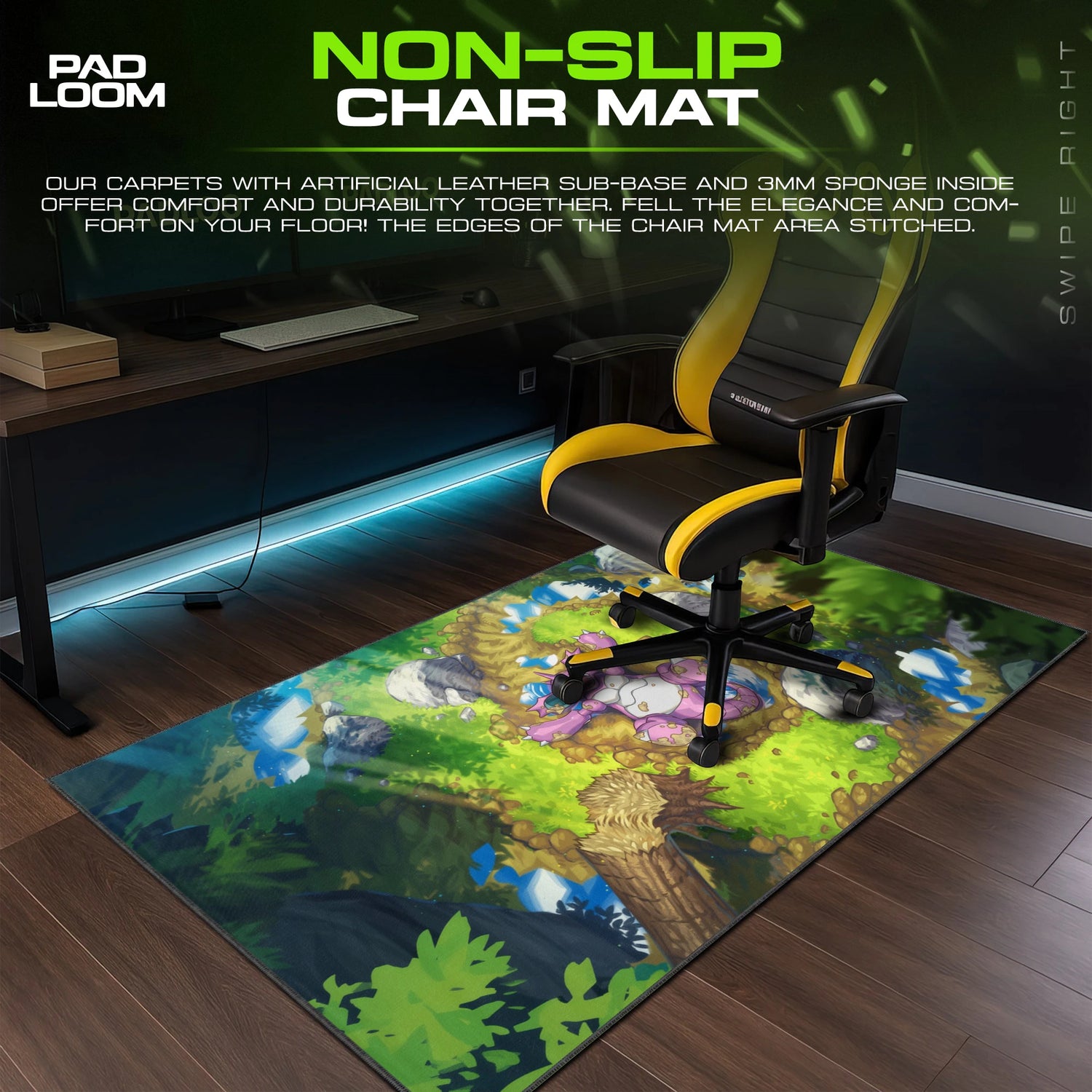 Nidoking Forest Roar Mouse Pad - Pokémon Desk Mat