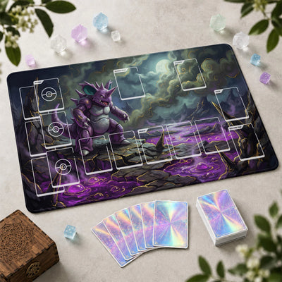 Nidoking Wasteland Playmat - Pokemon TCG Mat