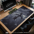 Night Fury Mouse Pad - Moonlit Flight Gaming Desk Mat Padloom