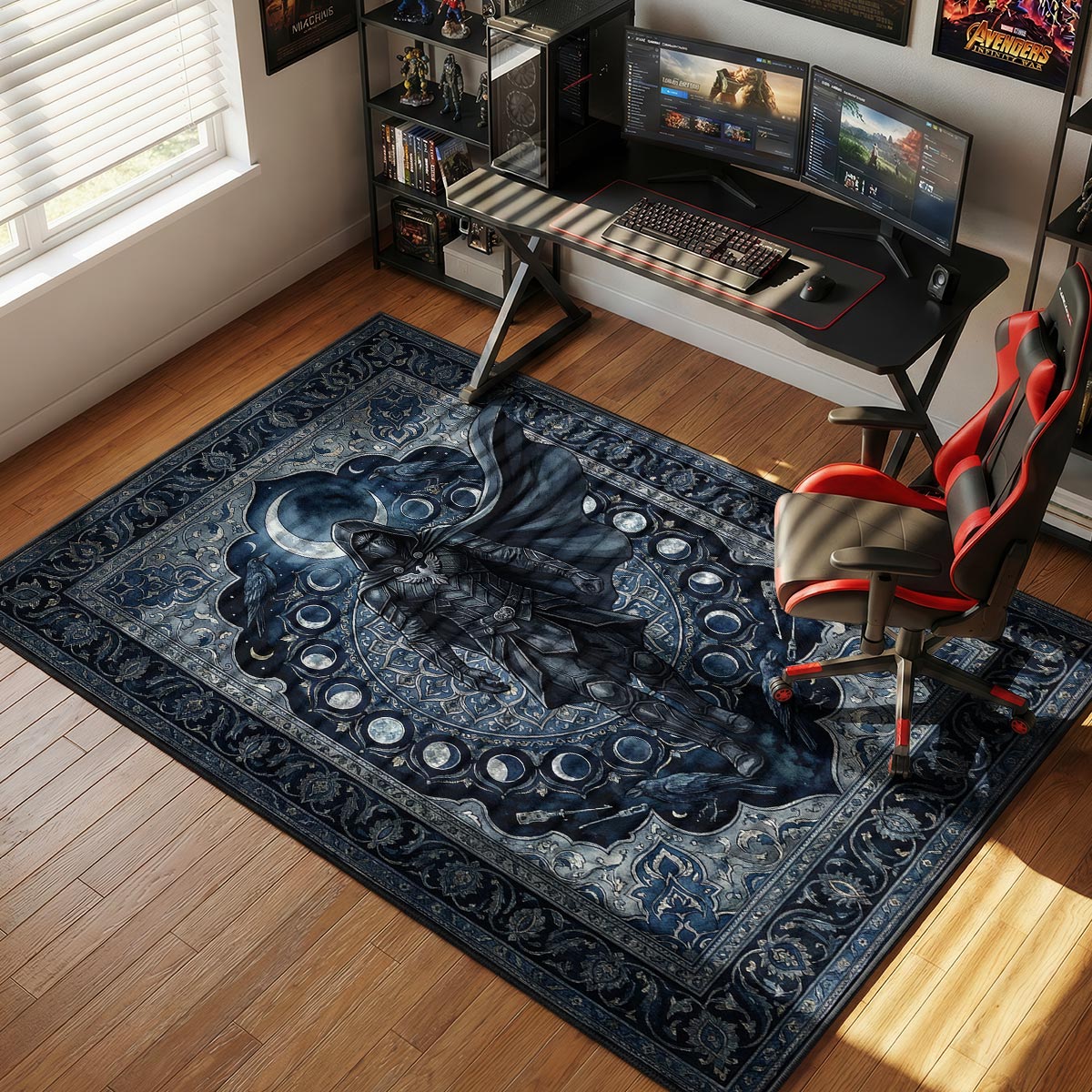 Nightingale Sentinel Rug - Skyrim Chair Mat