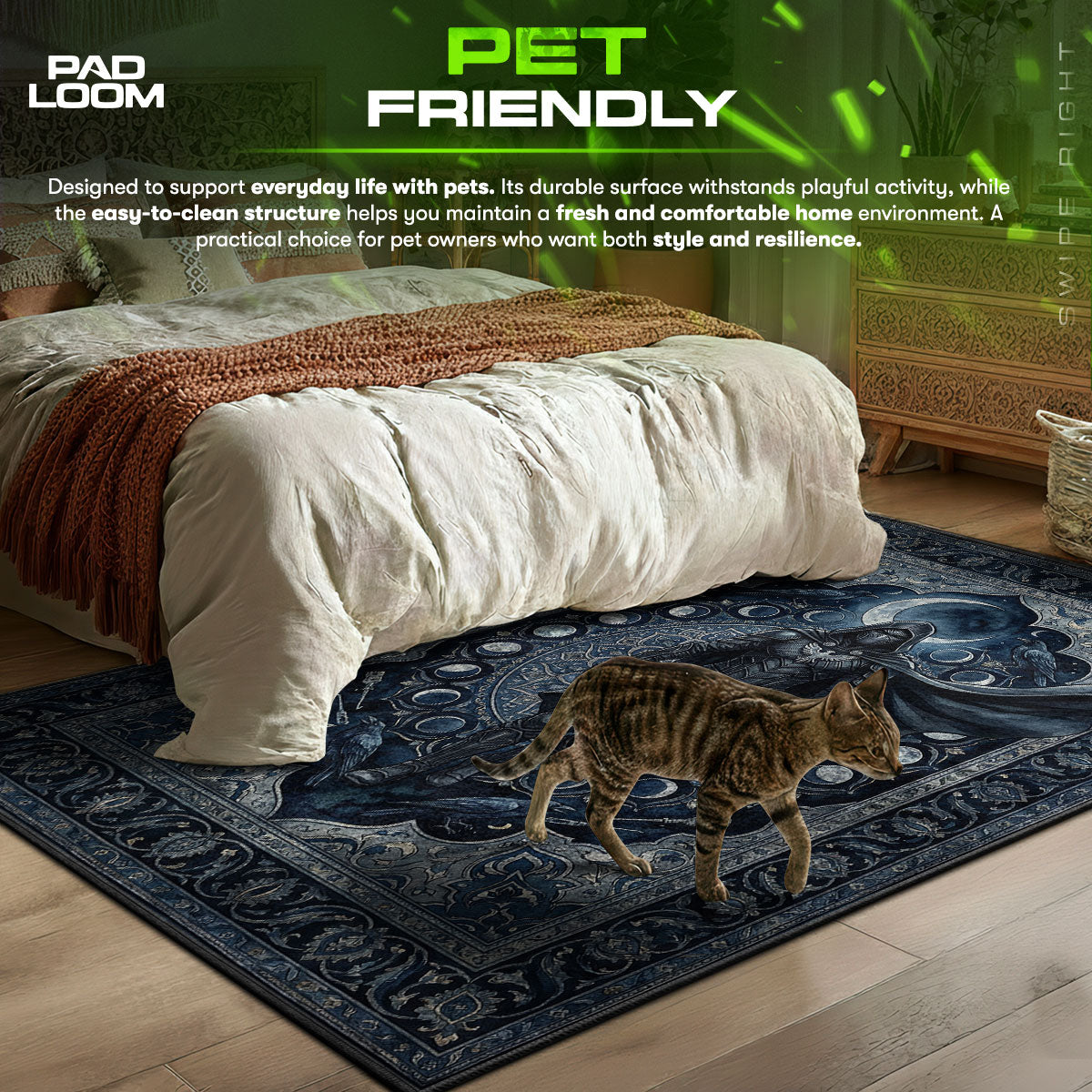 Nightingale Sentinel Rug - Skyrim Chair Mat