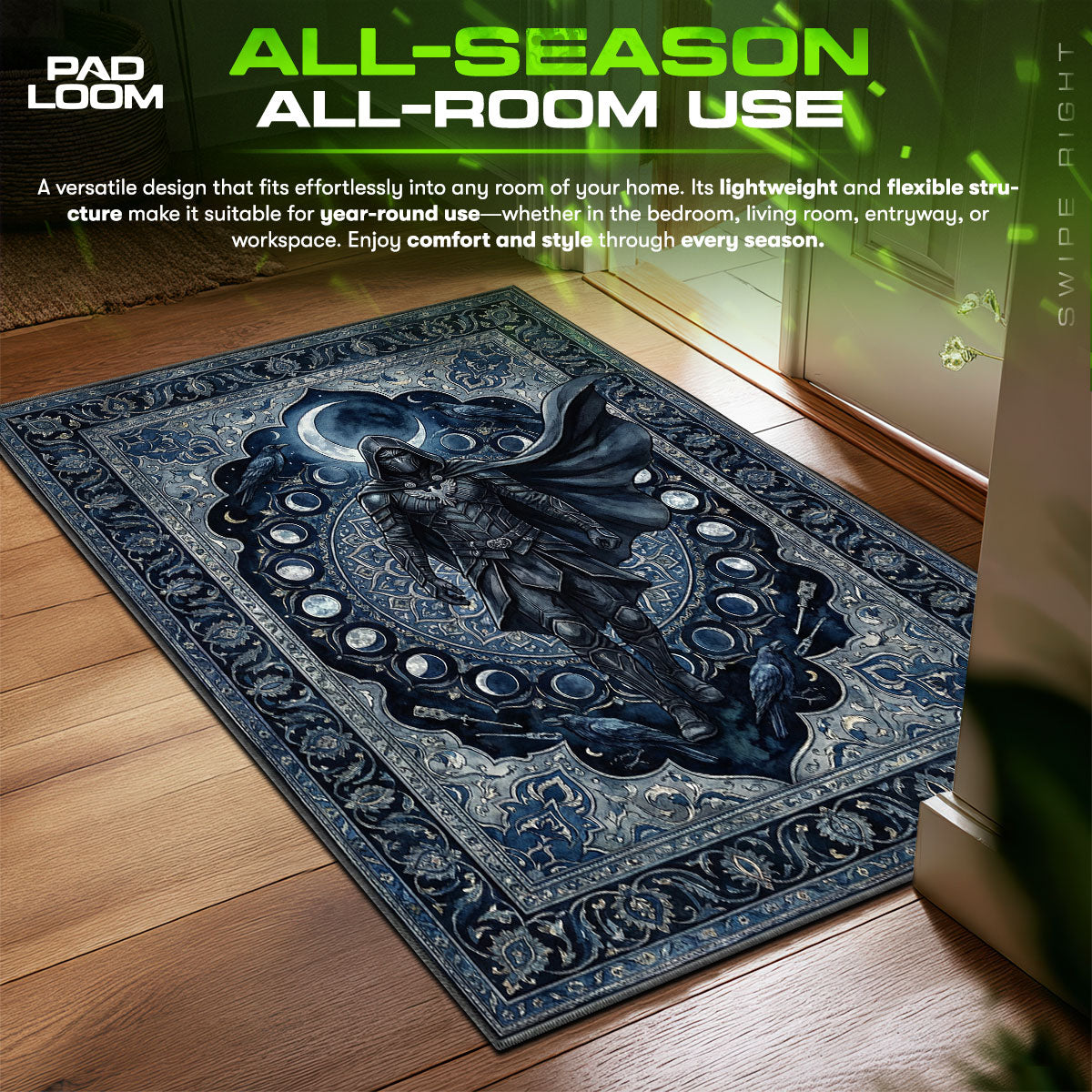 Nightingale Sentinel Rug - Skyrim Chair Mat