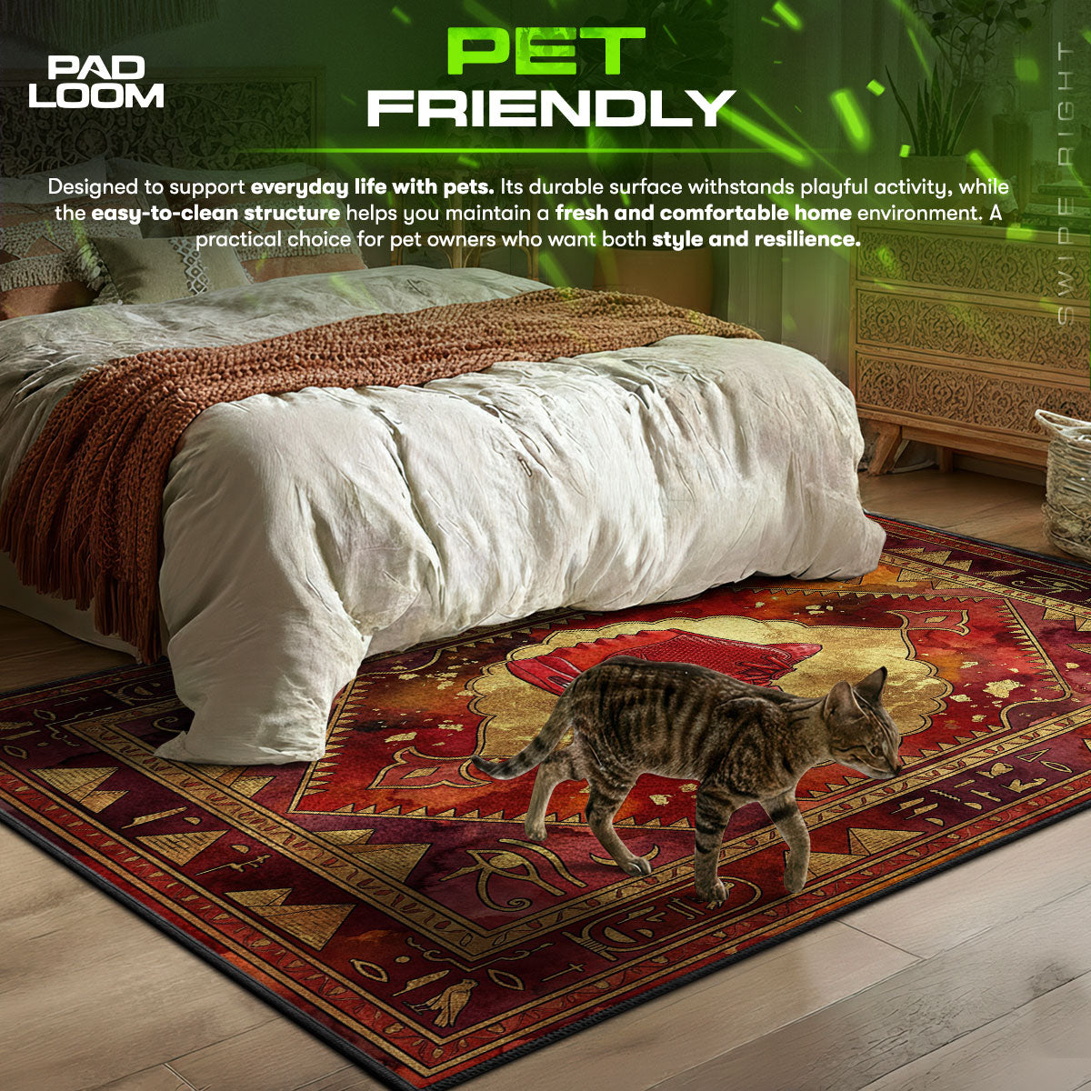 Nike Air Yeezy 2 Red October Rug - Egyptian Floor Mat