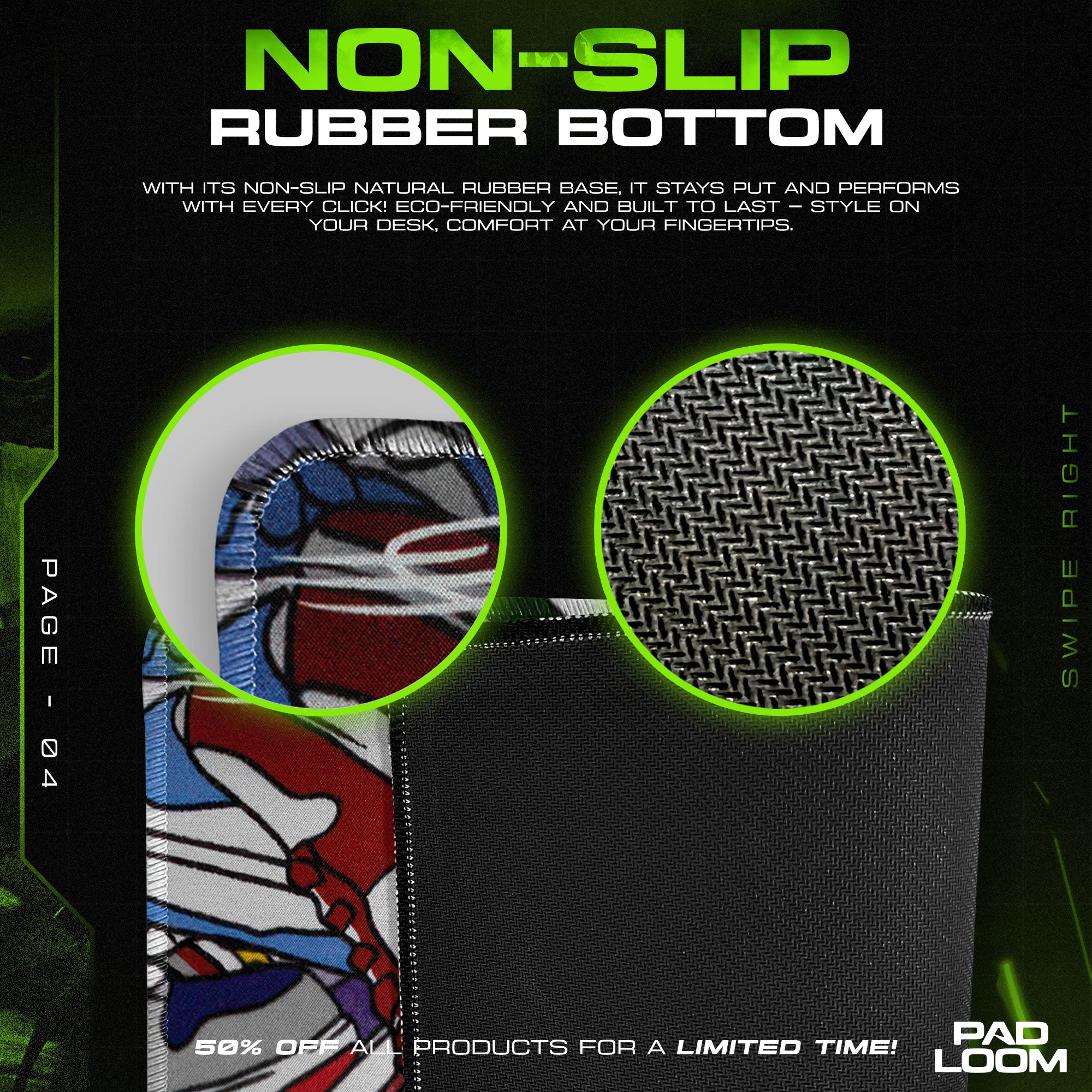 Nike Dunk Collage Mouse Pad - Colorful Street Desk Mat