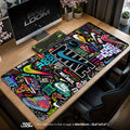 Nike Neon Collage Street mouse pad — main product view