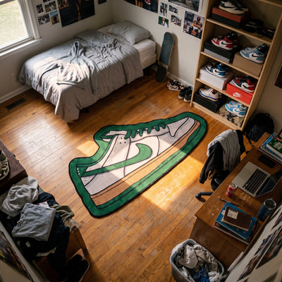 Nike SB Dunk Rug - Shaped Man Cave Area Rug