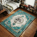 Nike SB Tiffany Blue Marble Graffiti hypebeast area rug