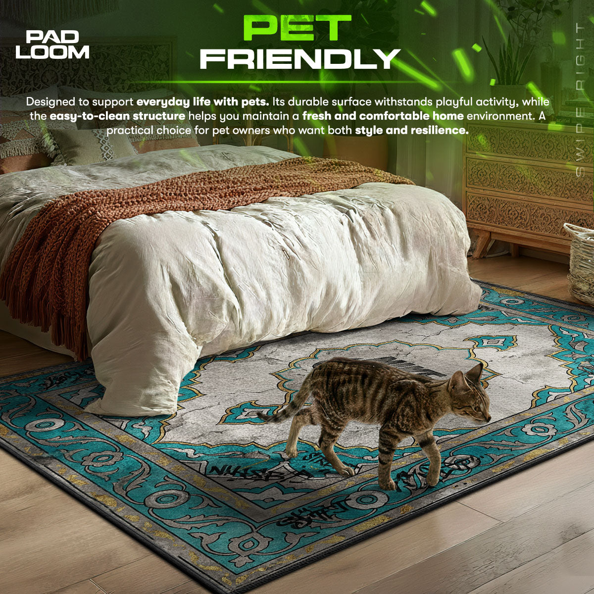 Nike SB Tiffany Skate Rug - Marble Floor Mat Decor