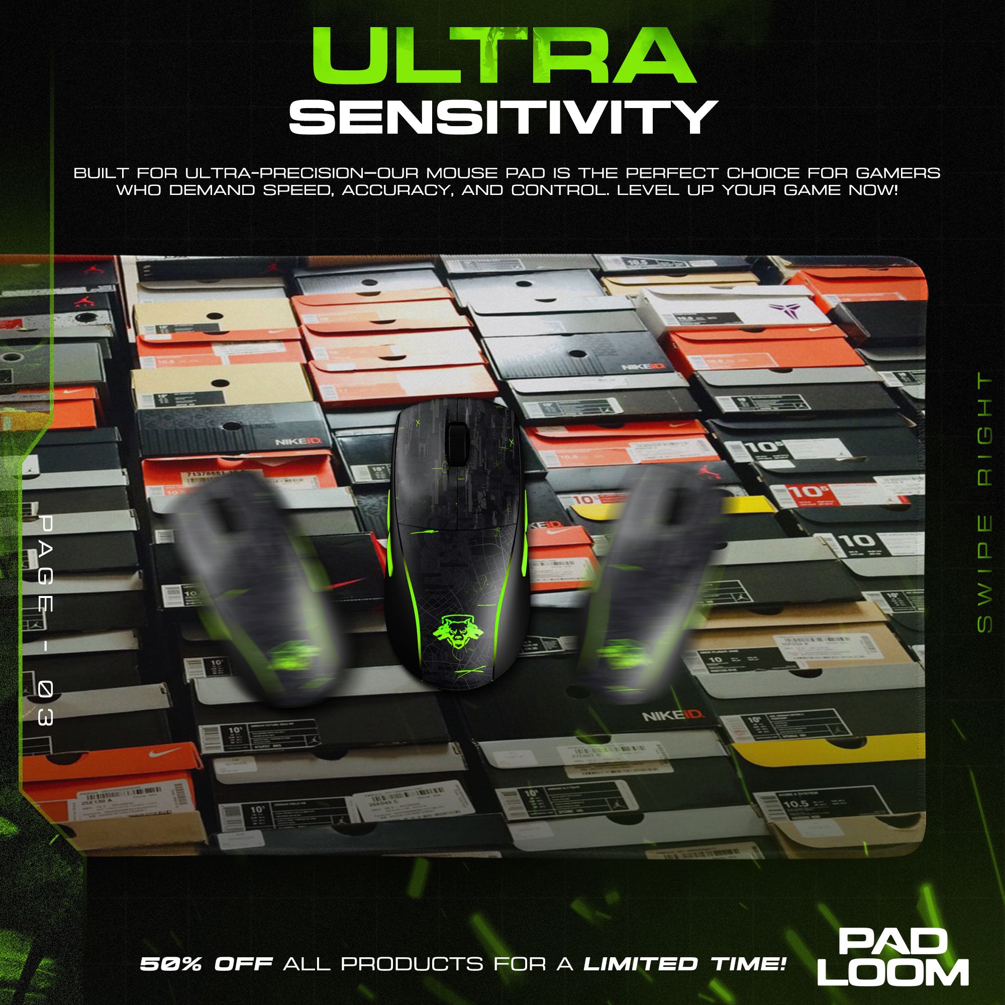 Nike Shoe Box Mouse Pad - Sneakerhead Desk Mat