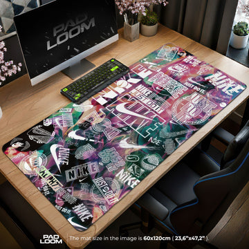 Nike Vapor Collage Mouse Pad - Abstract Street Desk Mat