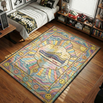 Nike Wotherspoon Sneaker Rug - Pastel Floor Mat Decor