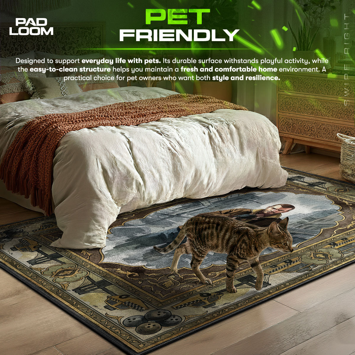 Niko Bellic Liberty City Rug - GTA IV Chair Mat