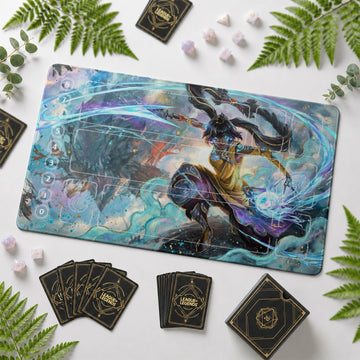 Nilah Tidewhip Playmat - LoL Riftbound TCG Mat