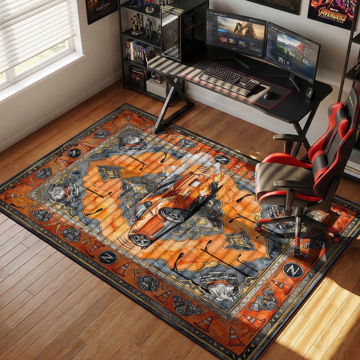 Nissan 350Z Drift JDM Floor rug — main product view