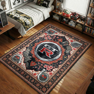 Nissan GT-R Logo Rug - JDM Floor Mat