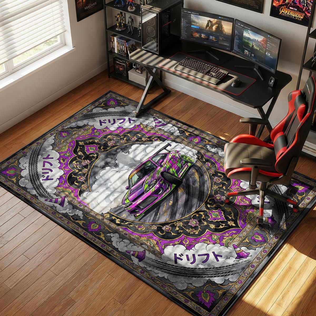 Nissan Silvia S15 Drift JDM Floor rug — main product view