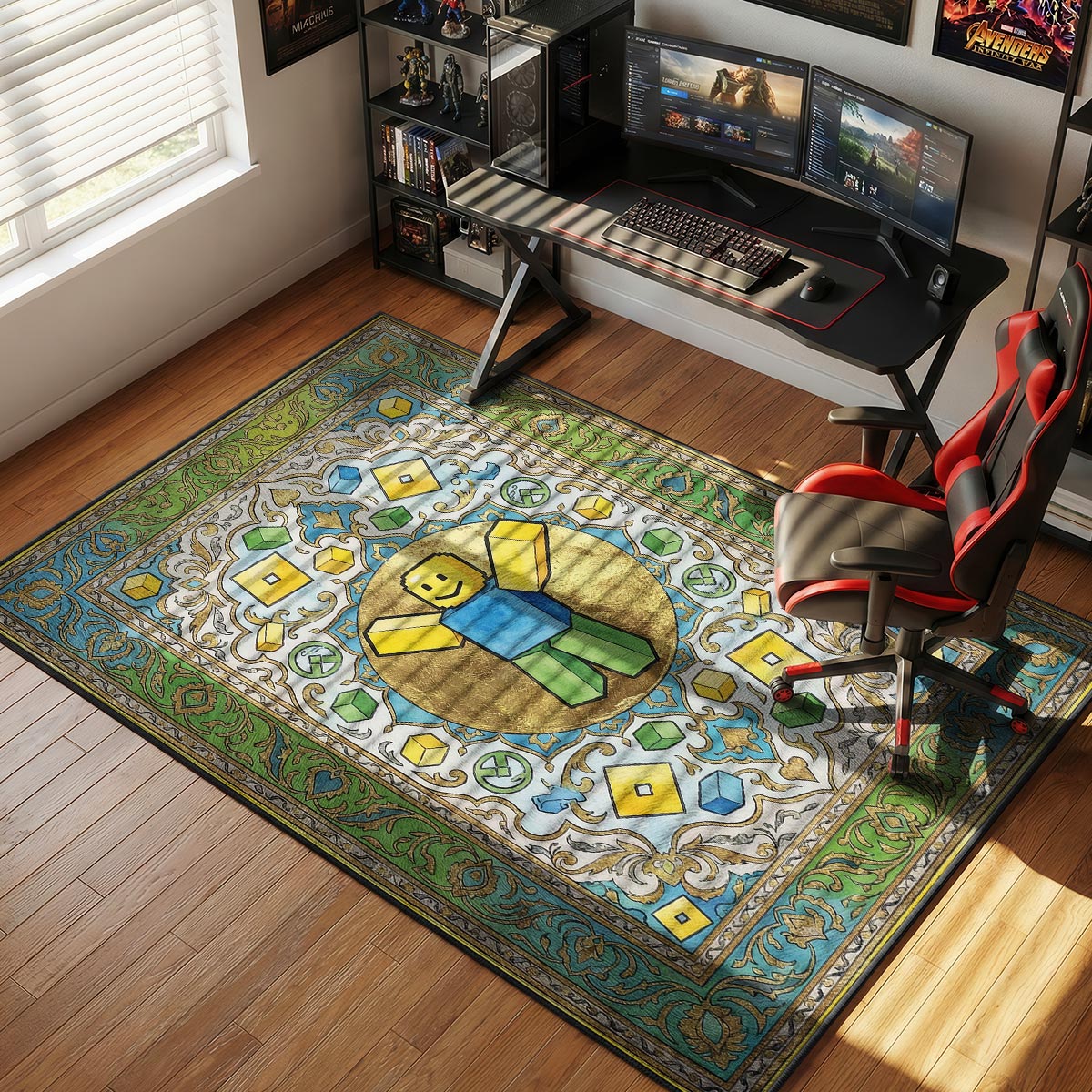 Noob Classic Oof Rug - Roblox Chair Mat