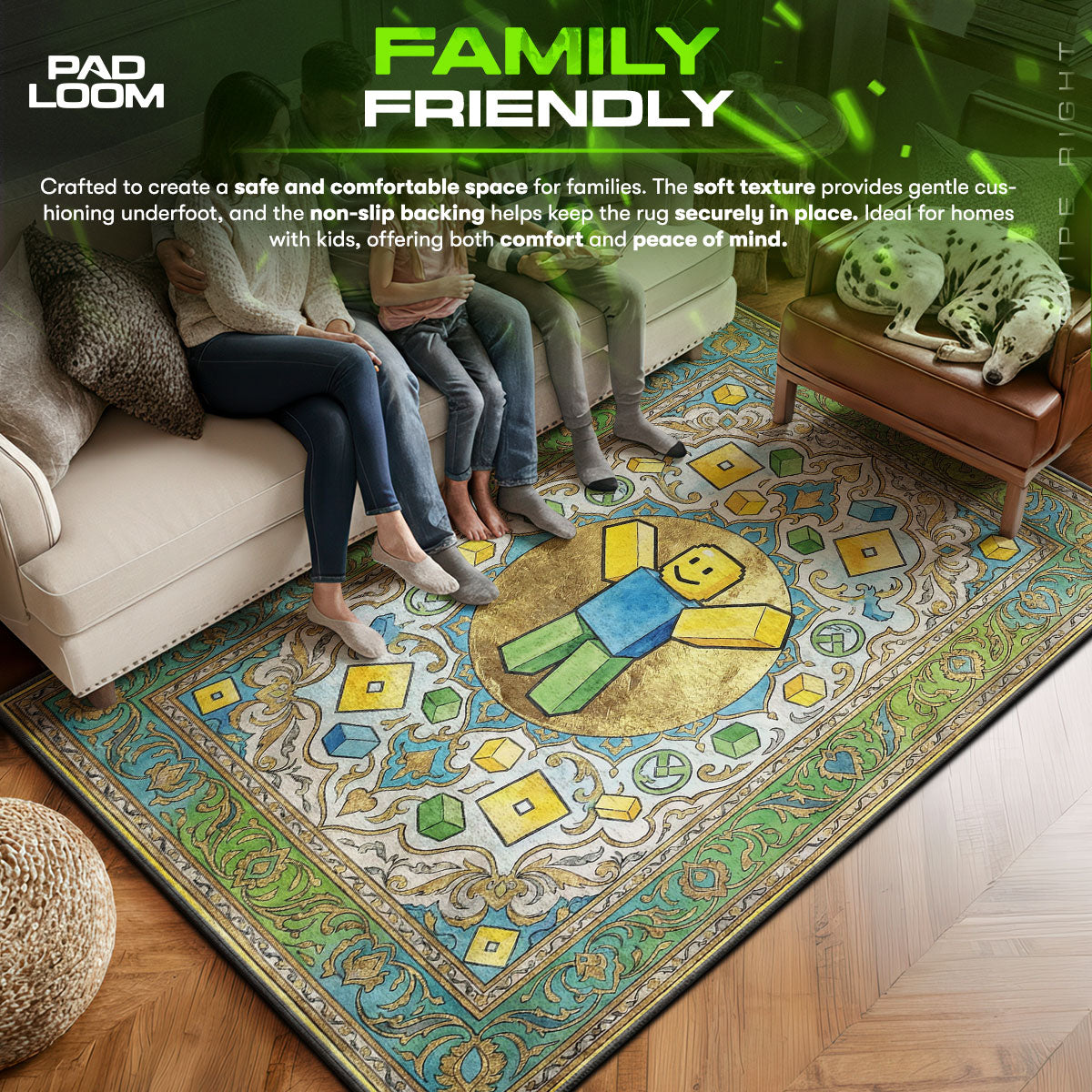 Noob Classic Oof Rug - Roblox Chair Mat