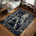 Nu Gundam Fin Funnel Char's Counterattack Chair rug — main product view