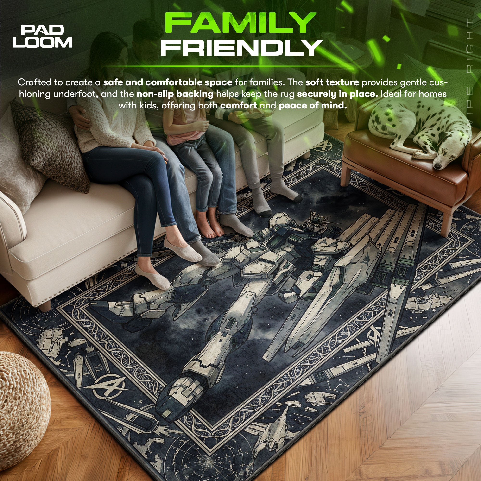 Nu Gundam Fin Trichter Weltraumteppich - Char's Gegenangriff Stuhlmatte