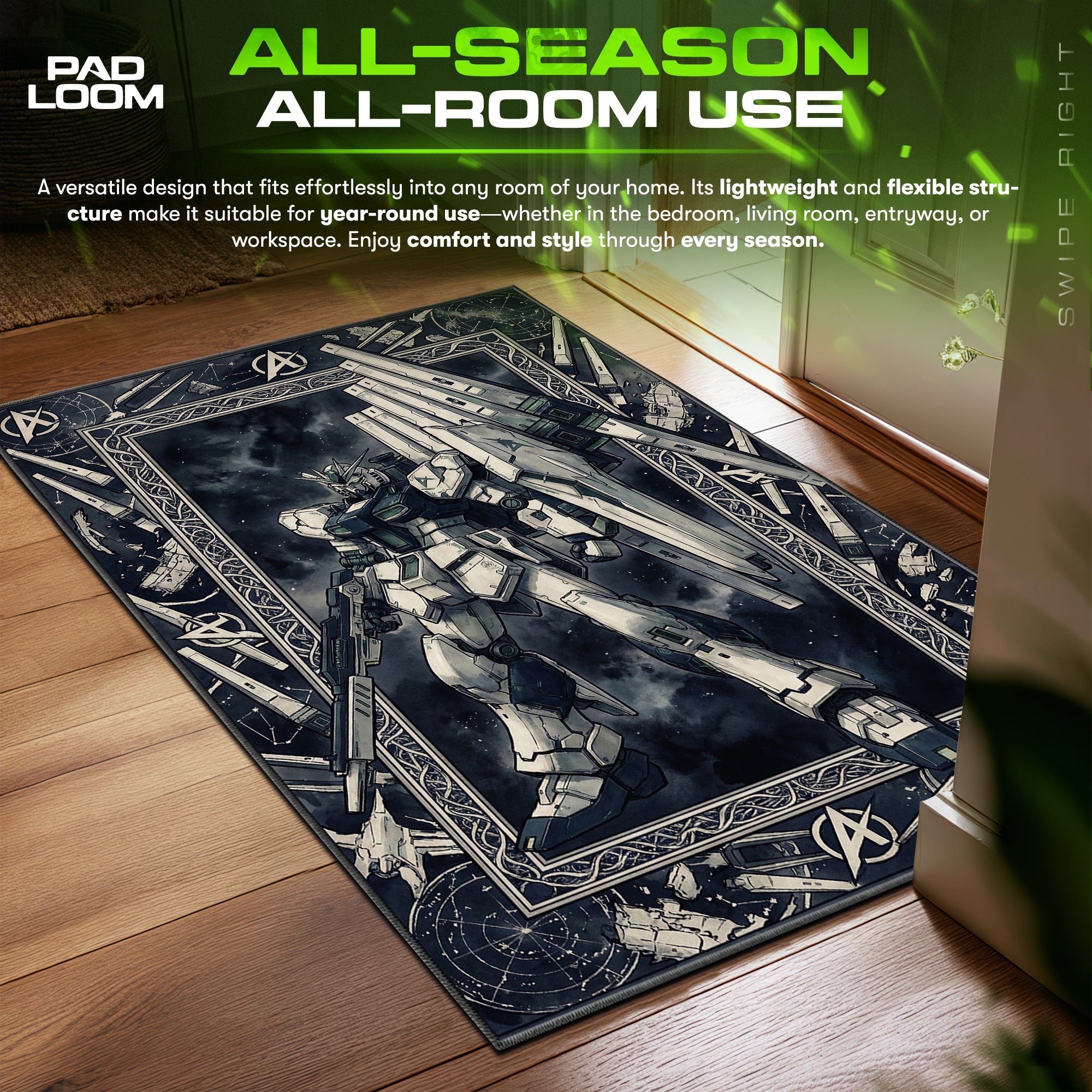 Nu Gundam Fin Trichter Weltraumteppich - Char's Gegenangriff Stuhlmatte