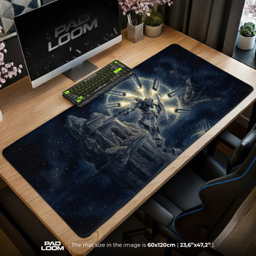Nu Gundam Starfall Mouse Pad - Gundam Desk Mat