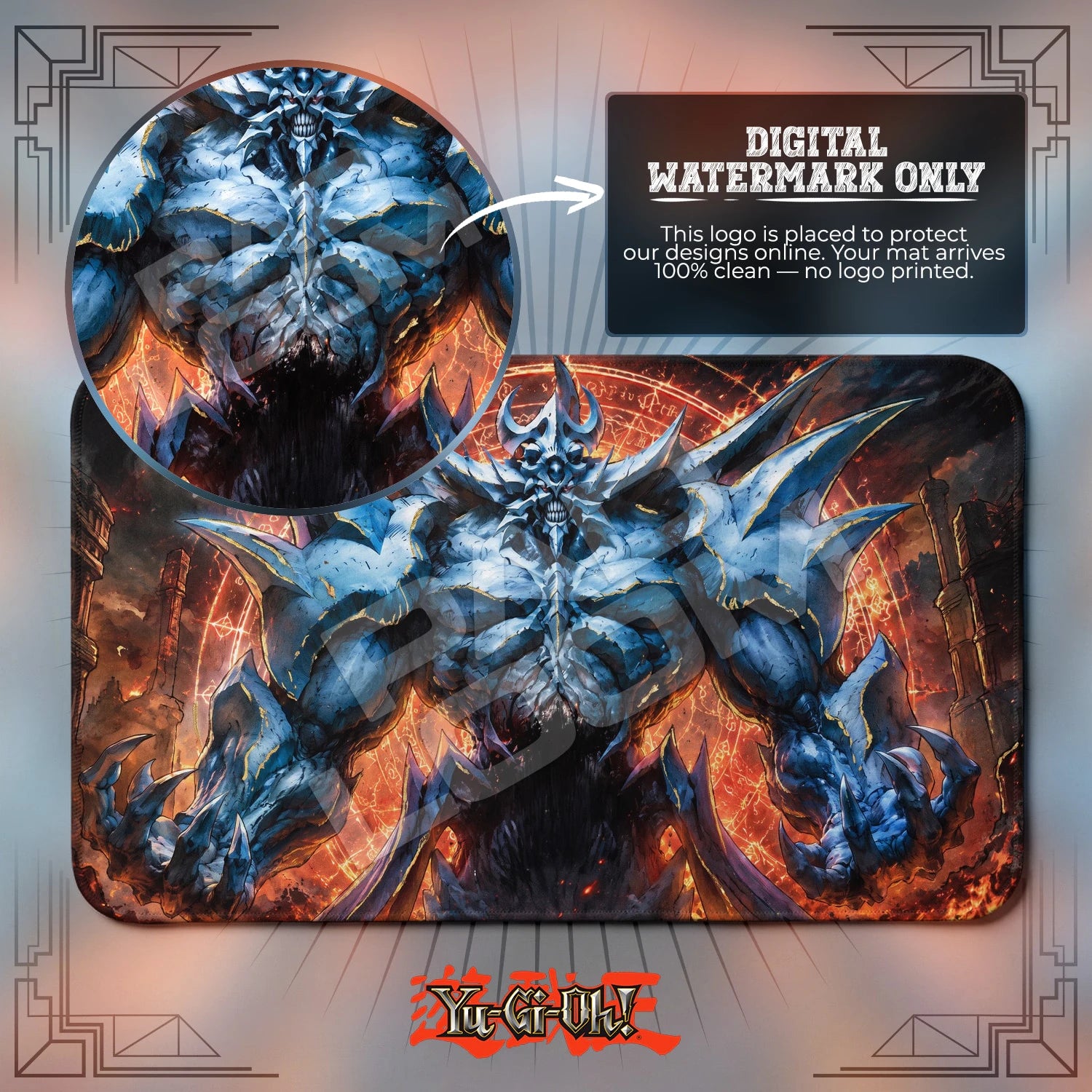 Obelisk Colossus Playmat - Yugioh TCG Mat