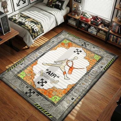 Off-White Air Industrial Crest Rug - Hypebeast Floor Mat