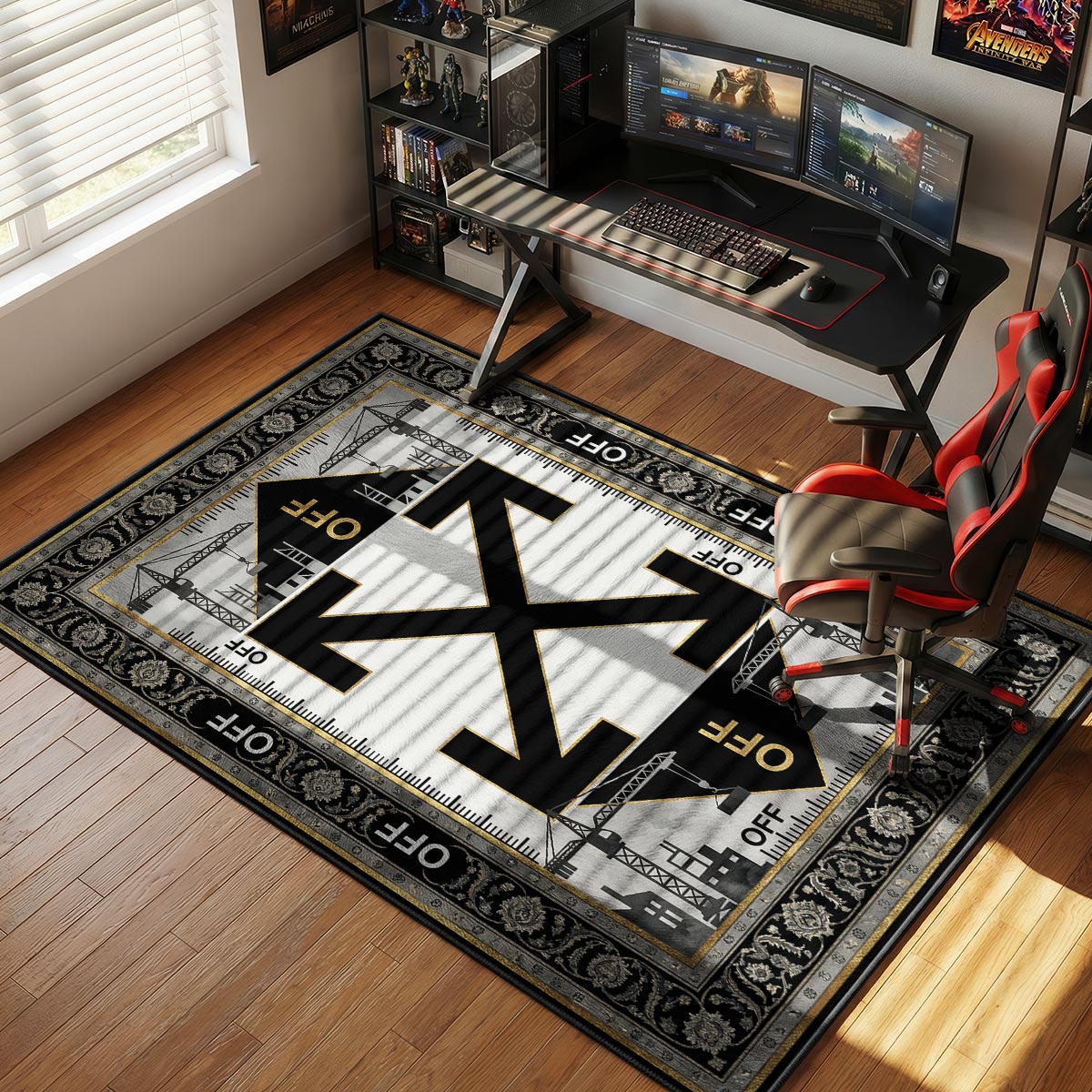 B-12 Rotes Protokollteppich - Streunende Stuhlmatte