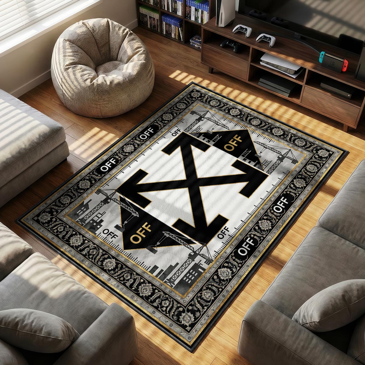 B-12 Rotes Protokollteppich - Streunende Stuhlmatte