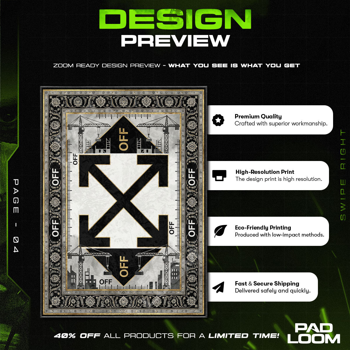 B-12 Rotes Protokollteppich - Streunende Stuhlmatte
