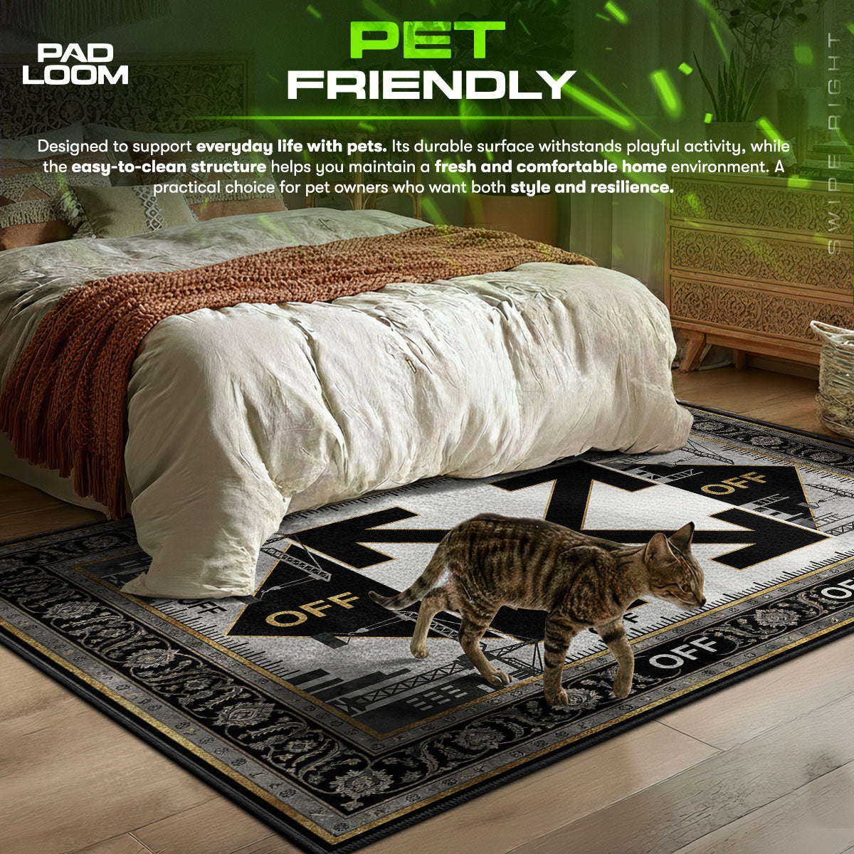 B-12 Rotes Protokollteppich - Streunende Stuhlmatte