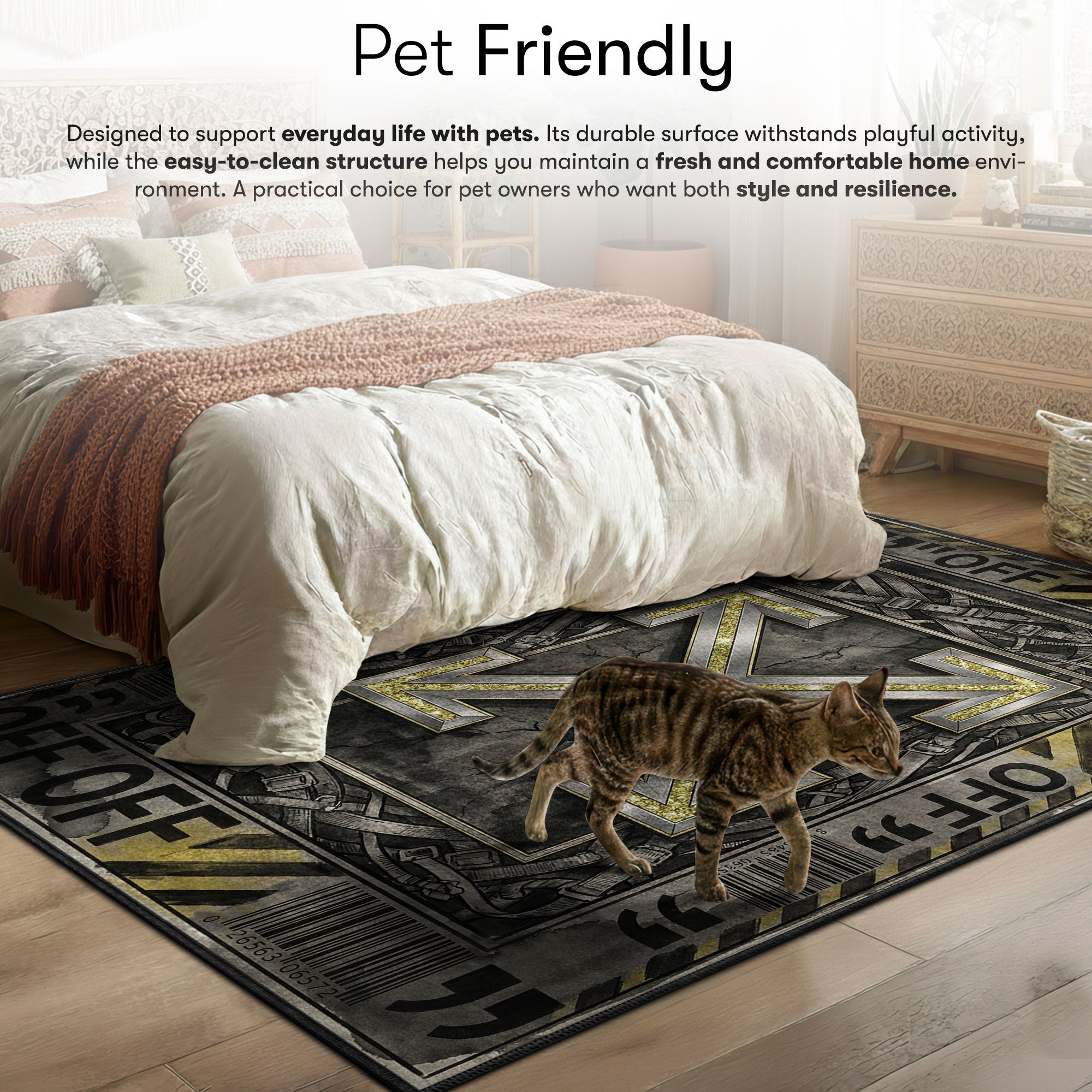 B-12 Rotes Protokollteppich - Streunende Stuhlmatte