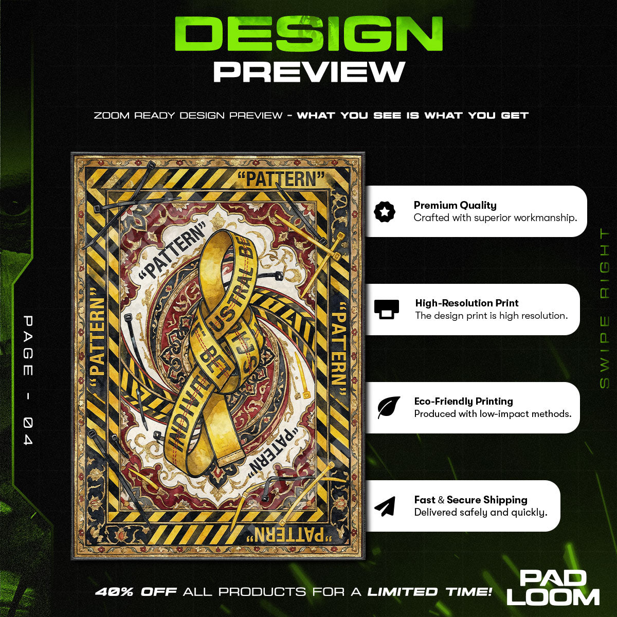 B-12 Rotes Protokollteppich - Streunende Stuhlmatte