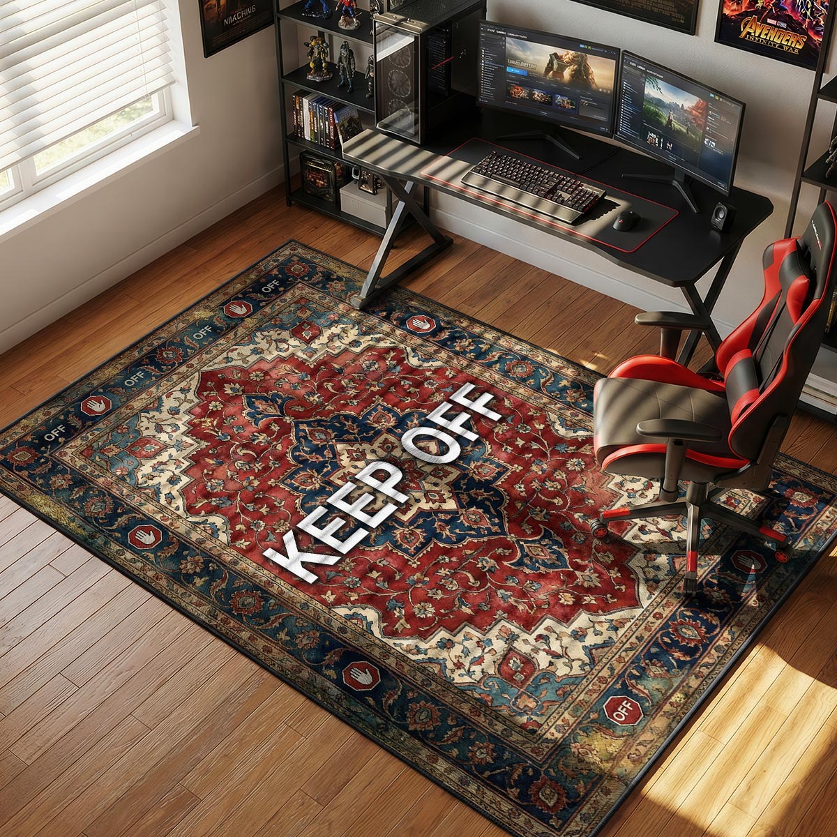 Off-White Keep Off Rug - Ironic Floor Mat Decor