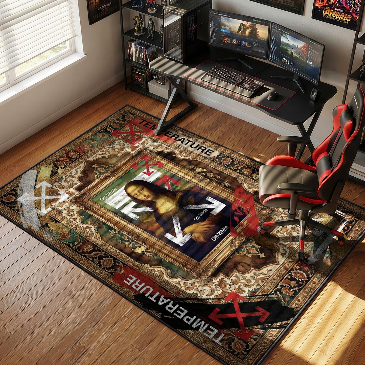 Off-White Mona Lisa Rug - Renaissance Street Decor