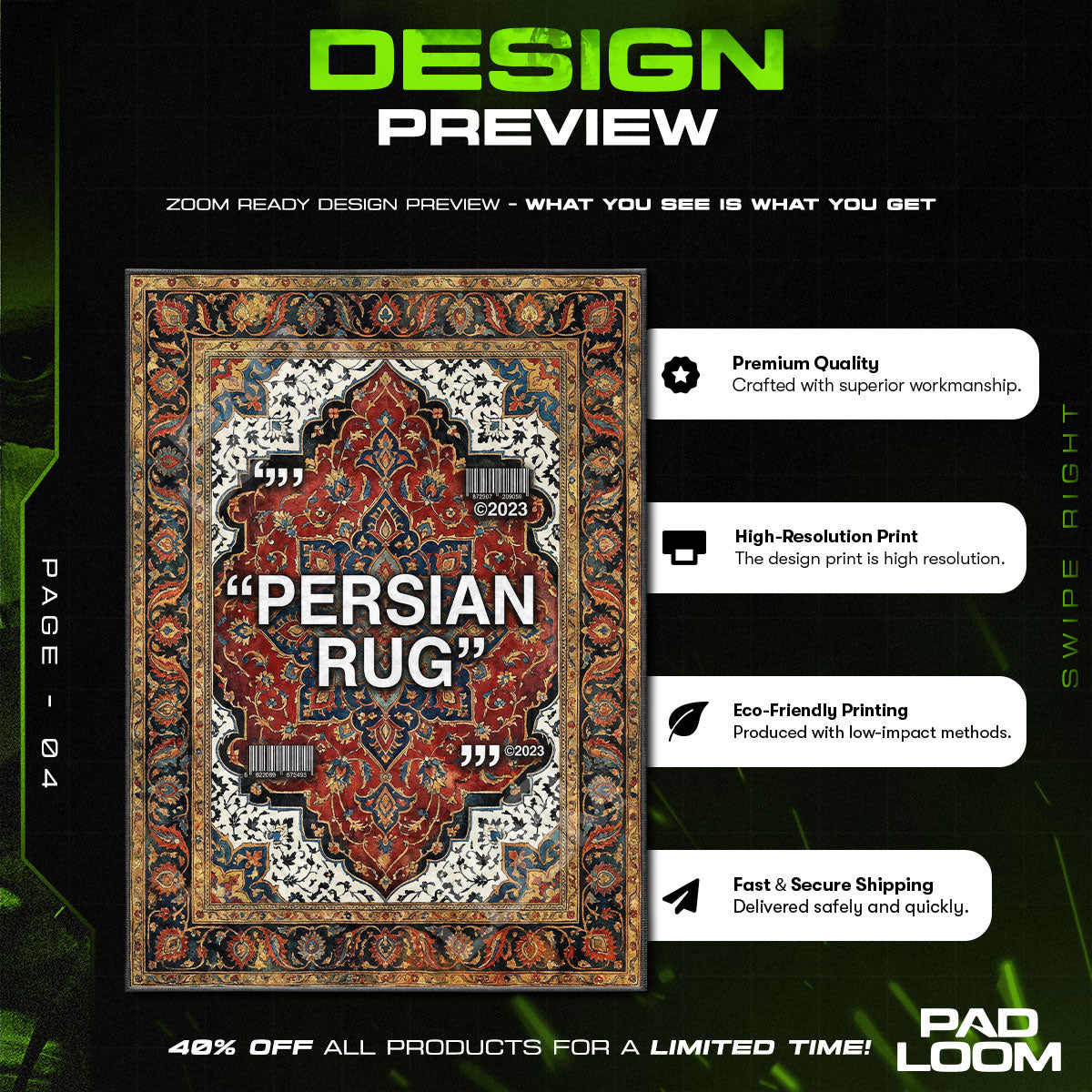 B-12 Rotes Protokollteppich - Streunende Stuhlmatte