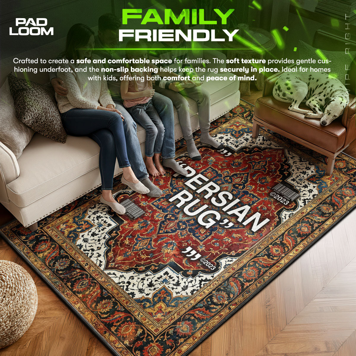 B-12 Rotes Protokollteppich - Streunende Stuhlmatte