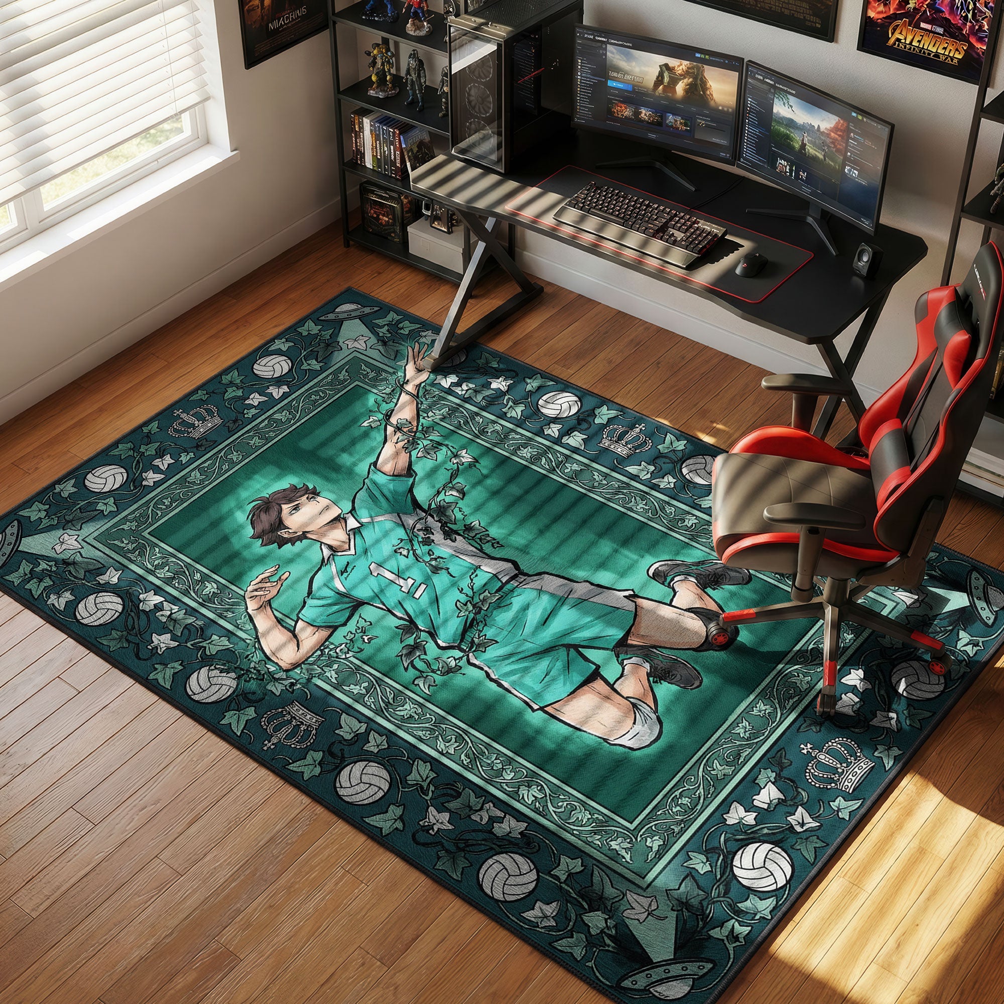 Oikawa Grand King Tarot Rug - Haikyuu!! Chair Mat