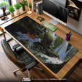 Okami Mouse Pad, Nippon Map Gaming Desk Mat Padloom