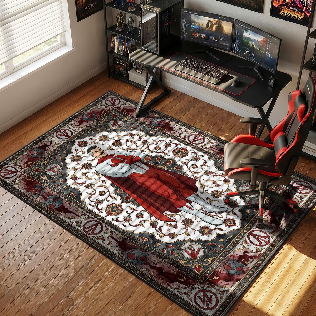 Omni Man Viltrumite Empire Invincible Room rug — main product view