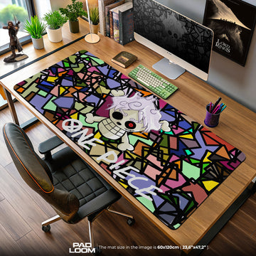 One Piece Devil Fruit Emblem Mouse Pad, Anime Abstract Desk Mat