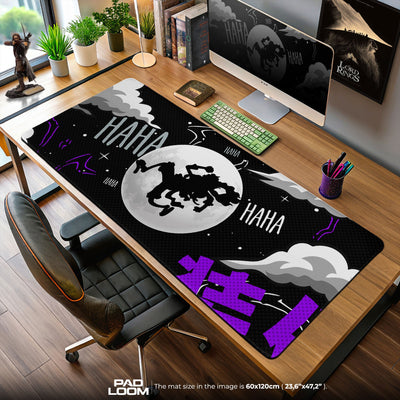 One Piece – Laughing Moon Mouse Pad, Anime Gaming Desk Mat