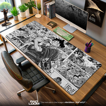 One Piece Luffy Wano Arc Mauspad, Anime Schreibtischmatte