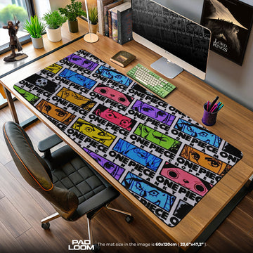 One Piece Straw Hat Eyes Mouse Pad, Anime Gamer Desk Mat
