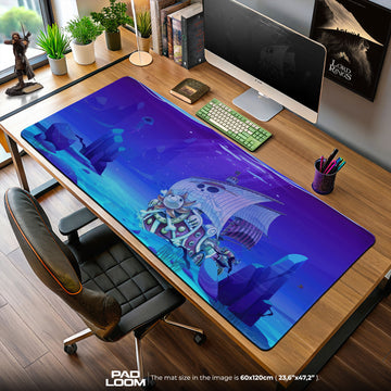 One Piece Thousand Sunny Ocean Mouse Pad, Anime Desk Mat